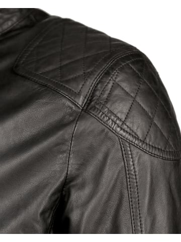 Mustang Lederjacke Max in schwarz