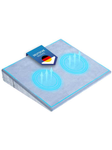 Flip Schaumstoff-Keilkissen 36x33x7cm hellblau  Blau