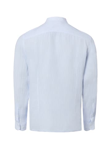 Nils Sundström Freizeithemd in hellblau weiß