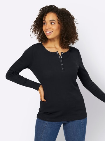 Heine Langarmshirt in schwarz