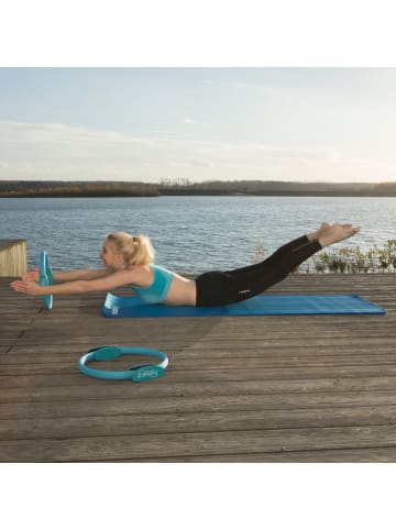 relaxdays 1 x Yogamatte in Blau - (B)60 x (H)1 x (T)180 cm