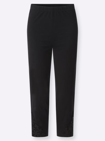 Sieh an! Caprileggings in schwarz