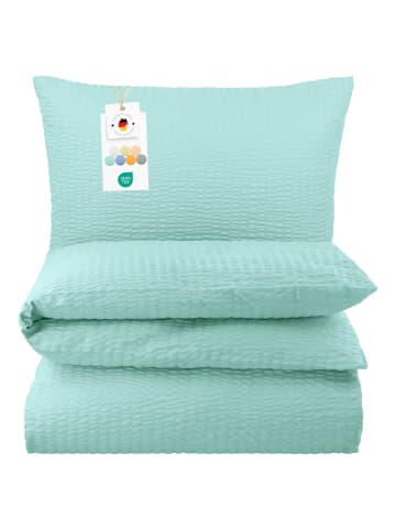 Carpe Sonno Seersucker Bettwäsche in Mint