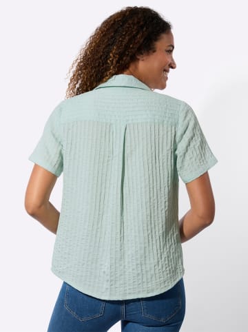 WITT WEIDEN Hemdbluse in kalkmint-gestreift