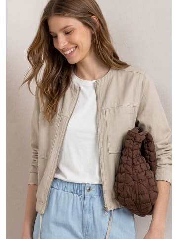 Street One Jacke im Washed-Look mit Zipper in Clay Sand