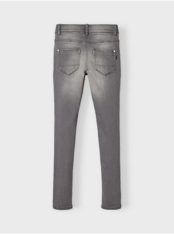 name it Jeanshose slim fit in light grey denim