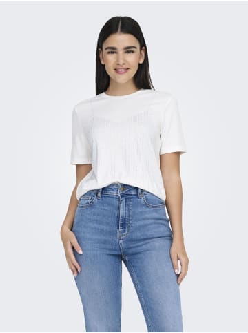 ONLY T-shirt in Cloud Dancer