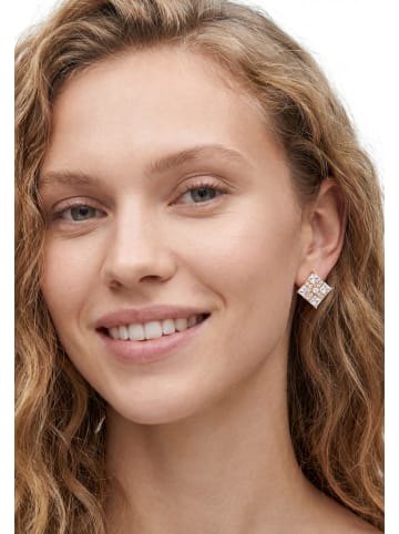 gaya Women Earrings in Rose Gold White