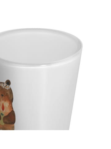 Mr. & Mrs. Panda Schnapsglas Bär Kommunion ohne Spruch in Transparent