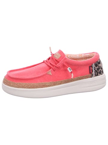Fusion Leinenschuh  in Rot