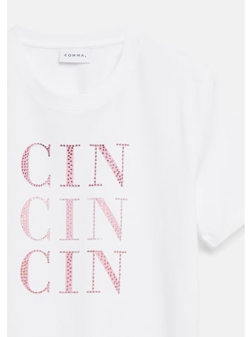 comma T-Shirt in 01D4_weiß