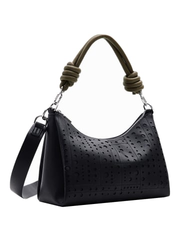 Desigual Bloomer Mayari - Schultertasche 25 cm (black) in schwarz