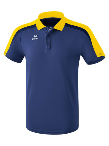 erima Liga 2.0 Poloshirt in new navy/gelb/dark navy