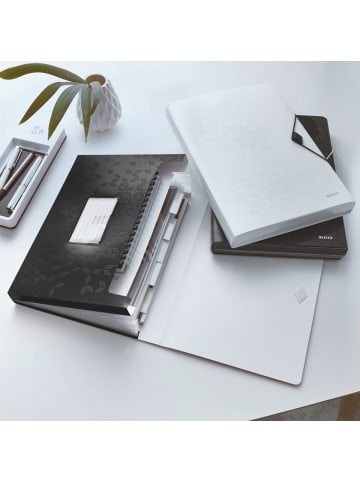 Leitz Fächermappe Wow A4 6 Fächer PP schwarz