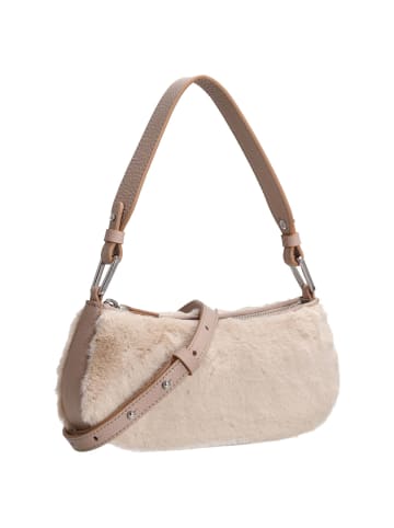 COCCINELLE Merveille - Schultertasche 23 cm (noir/noir) in natural/rosette