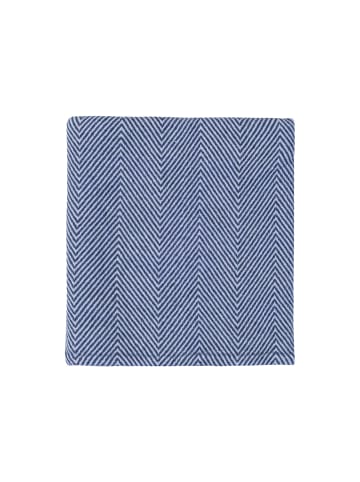 Barine Babydecke Wool Herringbone in Blau