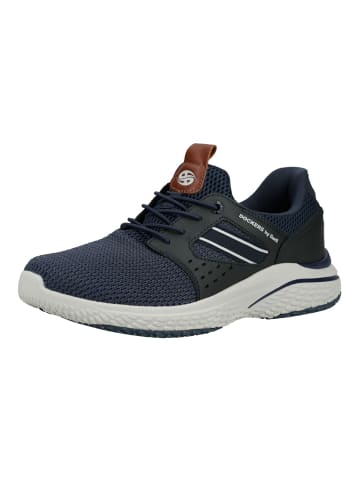 DOCKERS Sneaker in Blau/Braun
