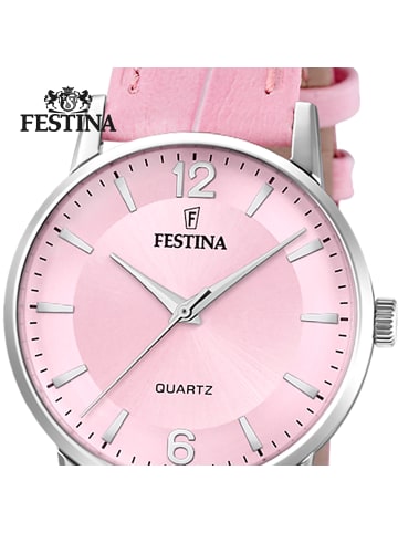 Festina Analog-Armbanduhr Festina Klassik rosa klein (ca. 29mm)