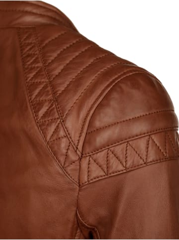 Maze Lederjacke Brightwater in cognac