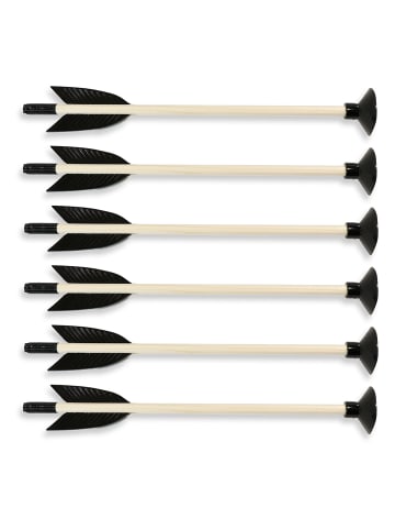 Bestsaller Holz-Pfeil / Bolzen mit Saugnapf, 25 cm groß für Armbrust in Sortiert in Sortiert