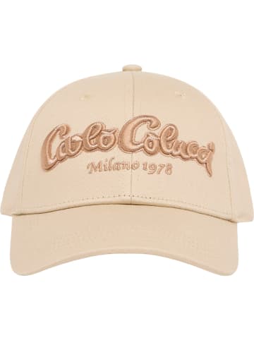 Carlo Colucci Baseball Cap Elezi in Camel