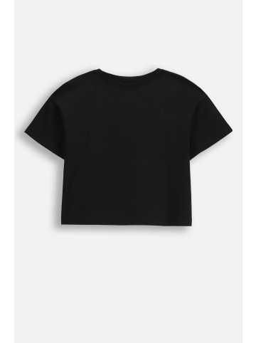 Coccodrillo T-Shirt mit kurzen Ärmeln in schwarz
