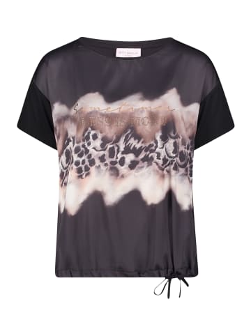 Betty Barclay Blusenshirt mit Aufdruck in Patch Black/Brown