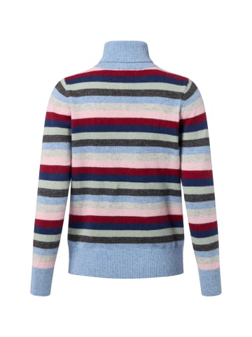 Pullover in hellblau mehrfarbig - 0001