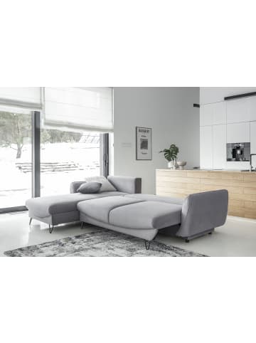 MF Design Sonic Recamiere Links in Hellbraun -  (L) 276 x (B) 276 x (H) 100 cm