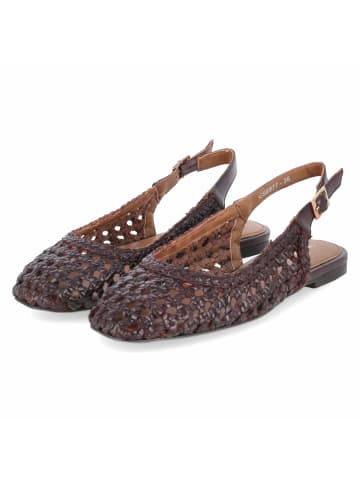 COPENHAGEN Slingballerinas in braun