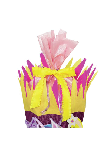 ROTH Bastelset Schultüte groß 68 cm Einhornportrait in Rosa
