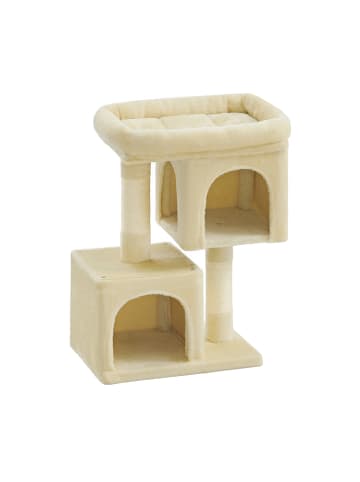 Feandrea Katzenbaum Clawfy in Beige - (B)32 x (H)70 x (T)48 cm