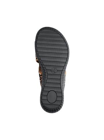Jana Coshy-Sandalen mit Keilabsatz zum Hineinschlüpfen Braun