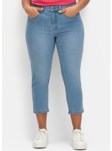 sheego Stretch-Jeans in blue denim