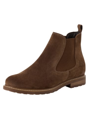 Tamaris Chelsea Boot in BROWN SUEDE