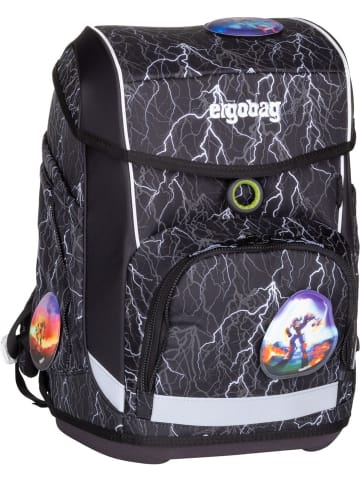 Ergobag Schulranzen cubo Set GLOW in Super ReflektBär