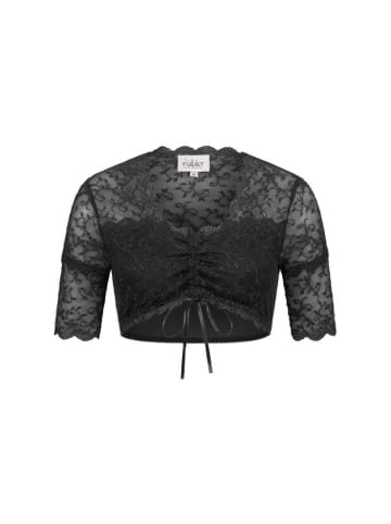 Nübler Dirndlbluse Kurzarm Nena in Schwarz