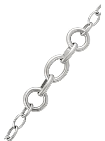 faina Women Cable Chain Link Bracelet in Silver