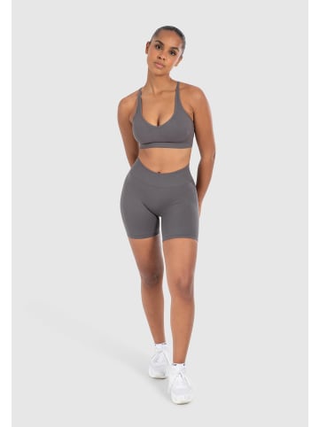 SMILODOX Shorts Cetrina Scrunch in Anthrazit