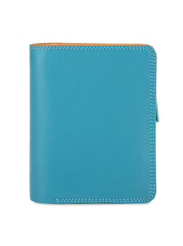 MYWALIT Medium Wallet Geldbörse Leder 11 cm sardinia