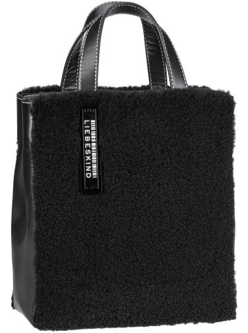 LIEBESKIND BERLIN Handtasche Shearling Paper Bag S in Black