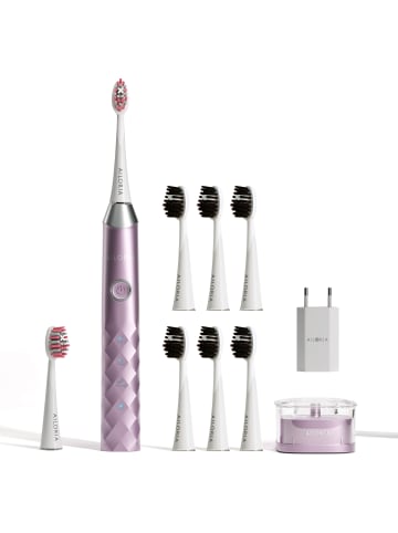 Ailoria SHINE BRIGHT SET USB-Schallzahnbürste in schwarz