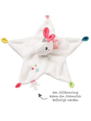 Fehn Schmusetuch Einhorn Aiko in weiss,rosa