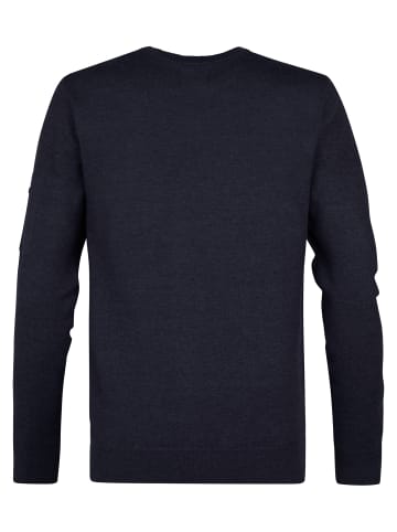 Petrol Industries Feinstrickpullover Raleigh in Blau