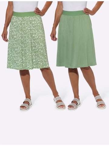 WITT WEIDEN Jersey-Rock in eucalyptus + eucalyptus-weiß-bedruckt