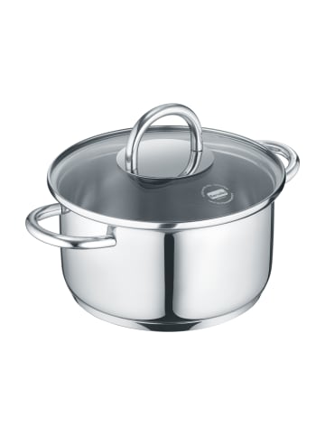 Berndes Mini Kochtopf mit Glasdeckel aus Edelstahl - b.mini in poliert