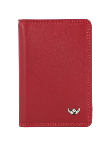 Golden Head Polo Kreditkartenetui RFID Leder 7 cm in rot