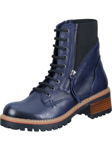 manitu Schnürstiefeletten, Freizeit Stiefeletten in blau