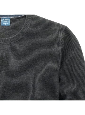 OLYMP Strickpullover für Herren in anthrazit