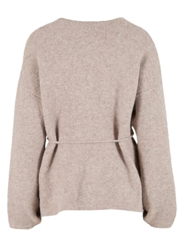 Urban Classics Urban Classics Gestrickte Strickjacke in brown/melange